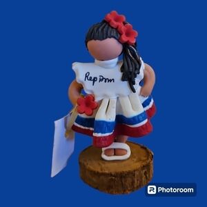 HANDMADE Dominican Republic Tourist Girl Doll